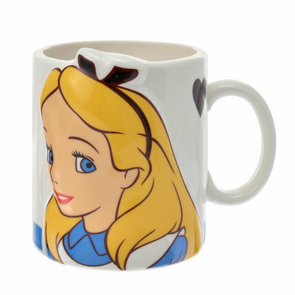 NWT Disney Alice In Wonderland 3D Pair Mug Gift Set. - Picture 4 of 7